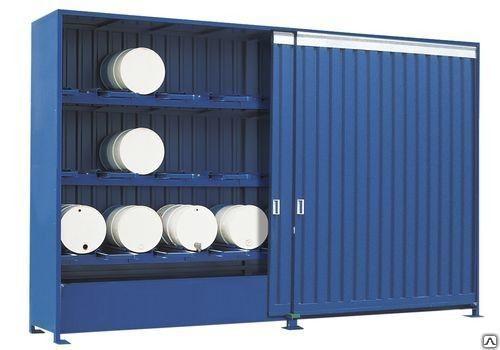 Складской контейнер 3А 614.  OST для горизонтального хранения 24 х 205 л бочек